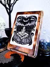 Load image into Gallery viewer, Rectangular Plaque with "Welcoming the Chaos" Print