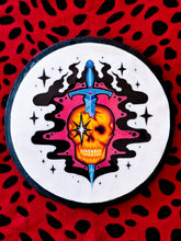 Load image into Gallery viewer, Skull and Dagger Circular Plaque
