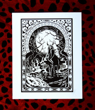 Load image into Gallery viewer, Taking the Hand of Darkness Print (5&quot;x7&quot;)
